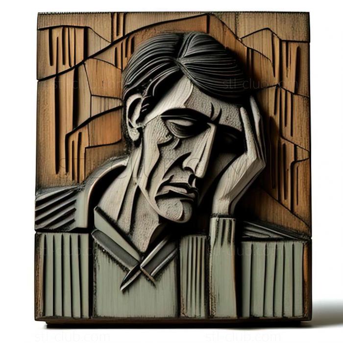 3D model Bernard Buffet (STL)